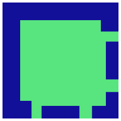 Border Corner Icon from Sharp Pop Set