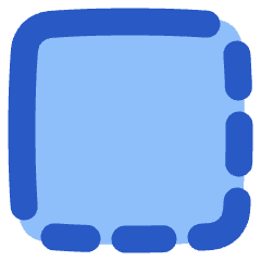 Border Corner Icon from Plump Flat Set
