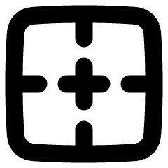 Border Frame Icon from Plump Solid Set