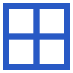 Border Full Icon from Sharp Flat Set