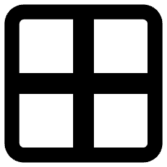 Border Full Icon from Core Remix Set