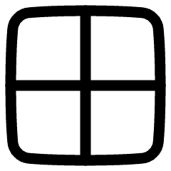 Border Full Icon from Plump Line Set