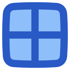 Border Full Icon from Plump Flat Set