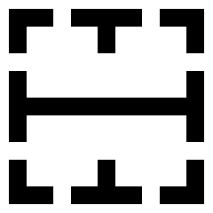 Border Horizontal Icon from Sharp Line Set