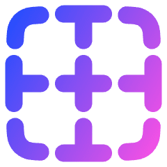 Border None Icon from Plump Gradient Set