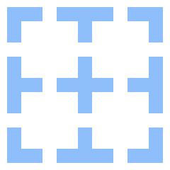 Border None Icon from Sharp Flat Set
