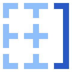 Border Right Icon from Sharp Flat Set