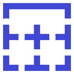 Border Top Icon from Sharp Duo Set