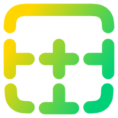 Border Top Icon from Plump Gradient Set