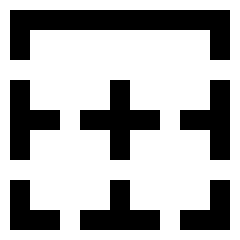 Border Top Icon from Sharp Line Set