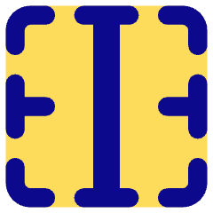 Border Vertical Icon from Core Pop Set