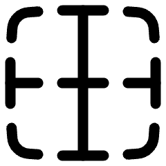 Border Vertical Icon from Plump Line Set