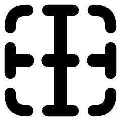 Border Vertical Icon from Plump Solid Set