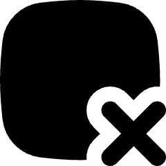 Close Window Remove Icon from Flex Solid Set