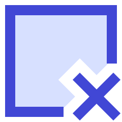 Close Window Remove Icon from Sharp Duo Set