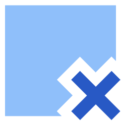 Close Window Remove Icon from Sharp Flat Set