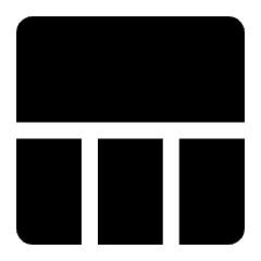 Layout 11 Icon from Ultimate Bold Set