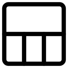 Layout 11 Icon from Ultimate Regular Set