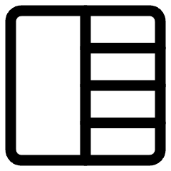 Layout 14 Icon from Ultimate Regular Set