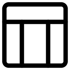 Layout 3 Icon from Ultimate Regular Set