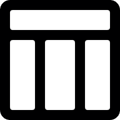 Layout 3 Icon from Ultimate Bold Set