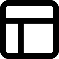 Layout 4 Icon from Micro Line Set