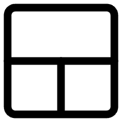 Layout 4 Icon from Ultimate Regular Set