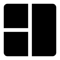 Layout 8 Icon from Ultimate Bold Set