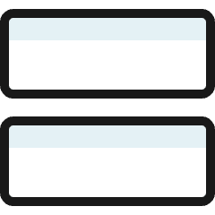Layout Agenda Icon from Ultimate Colors Set