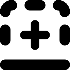 Layout Border Bottom Icon from Micro Solid Set