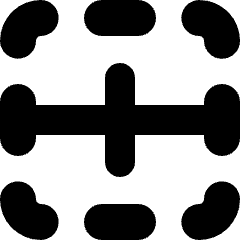 Layout Border Horizontal Icon from Micro Solid Set