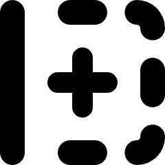 Layout Border Left Icon from Micro Solid Set