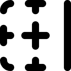 Layout Border Right Icon from Micro Line Set