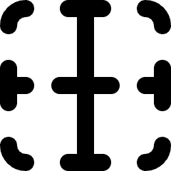 Layout Border Vertical Icon from Micro Line Set