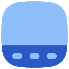 Layout Bottom Bar Icon from Flex Flat Set