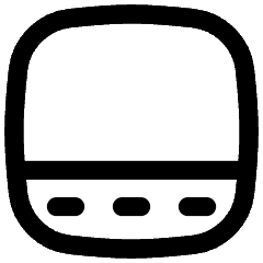 Layout Bottom Bar Icon from Flex Line Set