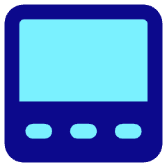 Layout Bottom Bar Icon from Core Pop Set