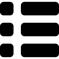 Layout Bullets Icon from Ultimate Bold Set