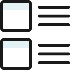 Layout Content Icon from Ultimate Colors Set