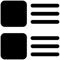 Layout Content Icon from Ultimate Bold Set