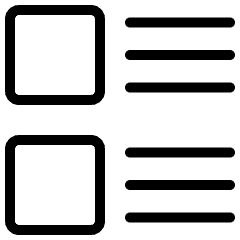 Layout Content Icon from Ultimate Light Set