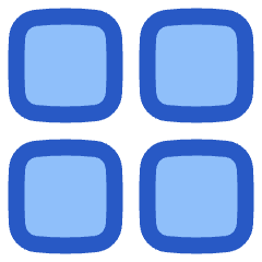Layout Grid Icon from Plump Duo Set