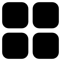 Layout Grid Icon from Core Solid Set