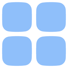 Layout Grid Icon from Plump Flat Set