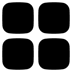 Layout Grid Icon from Plump Solid Set