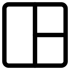 Layout Icon from Ultimate Regular Set
