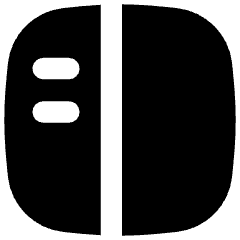 Layout Left Sidebar Icon from Flex Solid Set