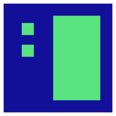 Layout Left Sidebar Icon from Sharp Pop Set