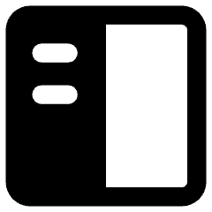 Layout Left Sidebar Icon from Core Remix Set