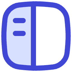 Layout Left Sidebar Icon from Flex Duo Set